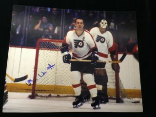 Ed Van Impe Philadelphia Flyers Autographed 8x10 Photo 3 W/coa