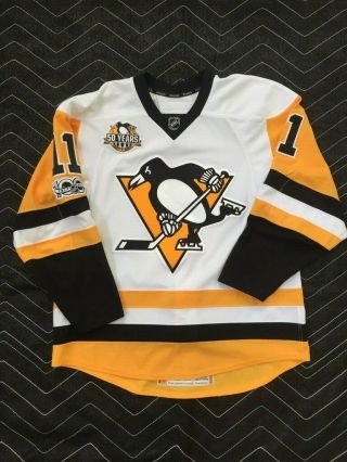 Nhl Pittsburgh Penguins Kevin Porter Game - Worn Jersey W/50th Anniversary Patch