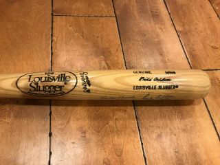 Phillies 35 " Louisville Slugger Baseball Bat Signed (9) Richie Ashburn Roberts,