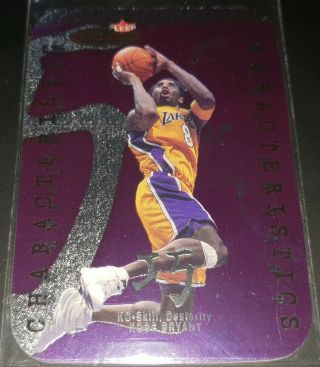 Kobe Bryant 2000 - 01 Fleer Futures Characteristics Insert Card (no.  2)