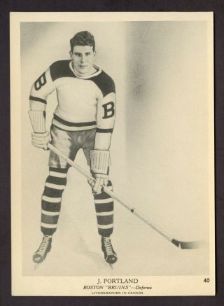1939 - 40 Opc V301 - 1 40 J.  Portland Boston Bruins