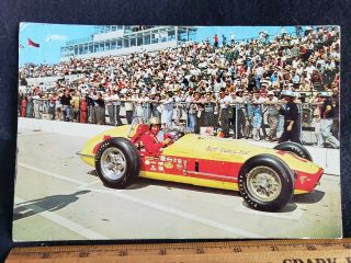 1960 Champion Spark Plug Don Branson Indy 500 6 X 9 Card