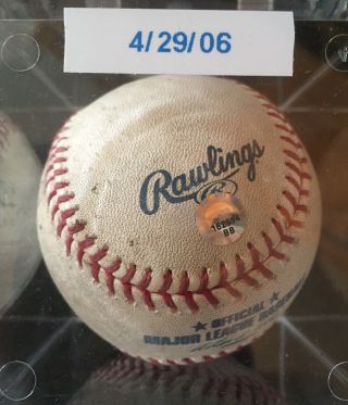 Albert Pujols Mlb Record Breaking Game Baseball - April Hr Record 4/29/06