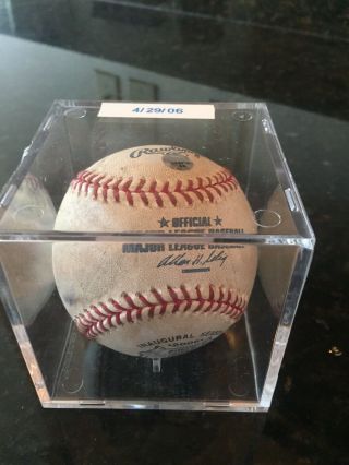 Albert Pujols MLB Record Breaking Game Baseball - April HR Record 4/29/06 2