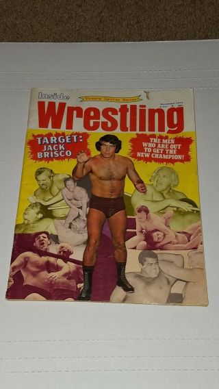 Inside Wrestling November 1973 Jack Brisco,  Tanaka & Fugi,  Kangaroos