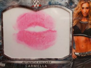 2018 WWE TOPPS CARMELLA KISS CARD 45/99 5