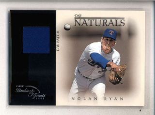Nolan Ryan 2003 Fleer Rookies & Greats Naturals Game Jersey 07/25 Fd6226