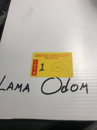 2004 - 05 Game Worn Lamar Odom Autographed Nike Zoom Air LA Lakers Nike Shoes 2