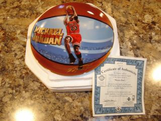 Michael Jordan " Season Best " His Airness Collector Plate W/ - 19