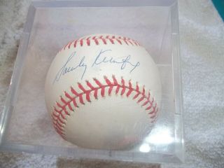 Sandy Koufax Autographed Baseball,  On Rawlings Ball,  Sweet Spot.  No