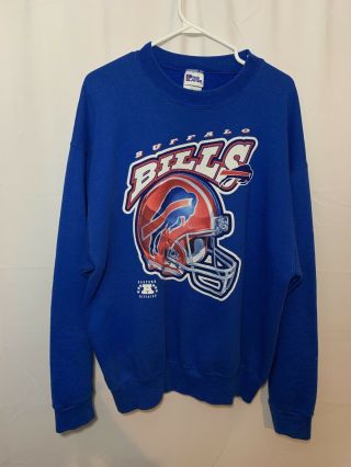 Vintage Buffalo Bills Blue Pro Player Sweatshirt (size Xl)