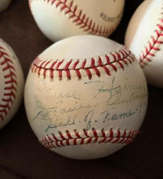 Unknown Ball Mystery Signed Autographed Baseball 30