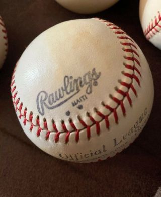 Unknown Ball Mystery Signed Autographed Baseball 30 2
