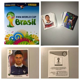 Panini Brazil Wc 2014 Stickers.  Complete Your Album 10,  20,  30,  40,  50 Available