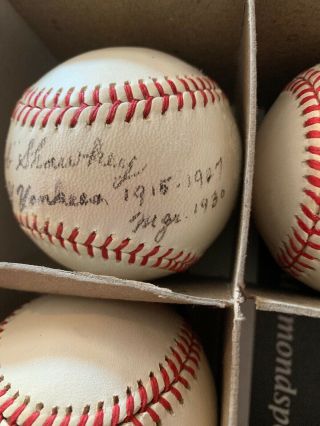Bob Shawkey Died 1980 Former Baseball Autographed Baseball York Yankees 2