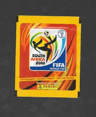 Panini World Cup 2010 South Africa 1 X Tournament Tracker Packet