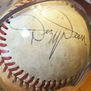 Autographed Signed Baseball Hall Of Fame Dizzy Dean Jay Hanna Diz Charles Feeney