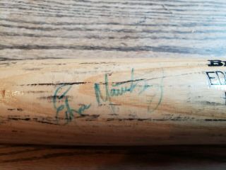 Edgar Martinez Autographed Signed Game Uncracked Bat 1992 Rawlings Mariners 3