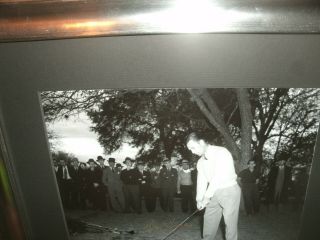 Ben Hogan Practicing In the Evening Hours Autographed JSA LOA 2