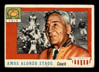 1955 Topps 38 Amos A.  Stagg Rc G/vg X1141736