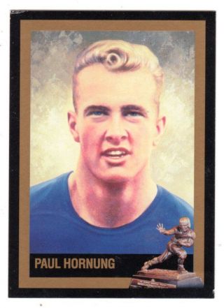 5 Paul Hornung Notre Dame Fighting Irish Scarce Series III Heisman Card 2