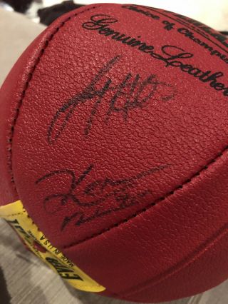 Boxing Speed Bag Autographed By Muhammad Ali Norton Frazier Foreman Holmes 3