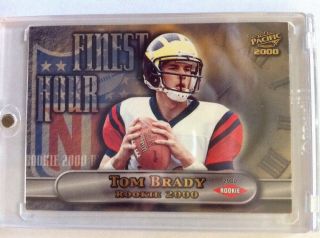 Tom Brady 2000 Pacific " Finest Hour " Rookie Card 15