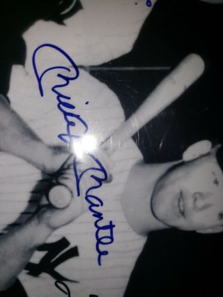 Framed Authenticated Hand Signed by Joe DiMaggio And Mickey mantle And Ted. 6