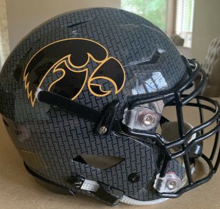Iowa Hawkeyes Game Worn Football Helmet 2018