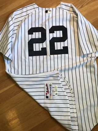 AARON LAFFEY 22 York Yankees game jersey Mariano Rivera Save 602 9/19/2011 2