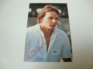 Gilles Villeneuve Signed 4 " X 6 " Postcard
