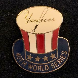 2009 York Yankees World Series Baseball Press Pin Philadelphia Phillies Org