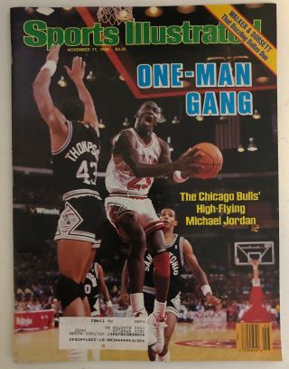 Sports Illustrated November 17,  1986.  One - Man Game