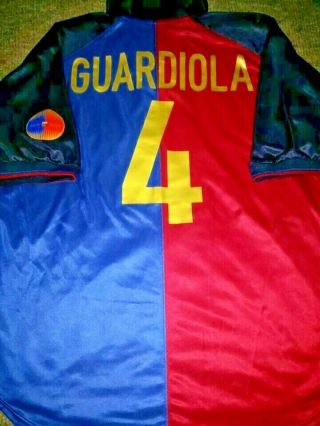 Guardiola Barcelona Centenary Jersey 1998 1999 Shirt Camiseta Maglia Trikot L