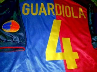 Guardiola Barcelona Centenary Jersey 1998 1999 Shirt Camiseta Maglia Trikot L 3