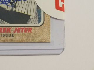 2017 Topps Heritage Real One Dual Autograph Hank Aaron/ Derek Jeter 3 of 5 SSP 6