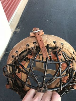 Antique Spalding Catcher ' s Mask MONSTER SPITTER MLB Quality 6
