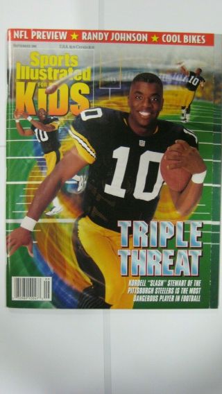 September 1996 Kordell Stewart Steelers Sports Illustrated For Kids No Label