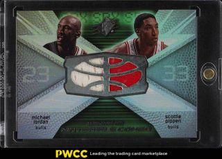 2008 Spx Winning Materials Combo Michael Jordan & Scottie Pippen Patch (pwcc)