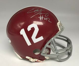 Eddie Lacy Signed Alabama Crimson Tide Mini Helmet Autographed Auto Psa/dna