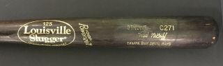 Fred Mcgriff Game Louisville Slugger Baseball Bat Tampa Bay Devil Rays