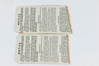 1955 BASEBALL WORLD SERIES NY YANKEES TICKETS GAME 6 - SEATS IN SEQUENCE 4