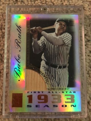 2003 Topps Tribute Perennial All - Star Relic Game Bat Babe Ruth Tr - Br