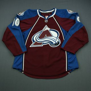 2010 - 11 Kyle Cumiskey Colorado Avalanche Game Issued Reebok Jersey Meigray