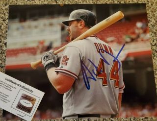 Mlb Reds Adam Dunn Authentic Signed Autographed 8x10 Photograph Holo