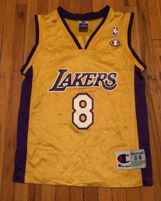 Nba Champion Basketball Jersey Kobe Bryant Los Angeles Lakers Kids S Vintage