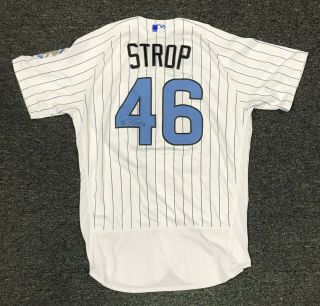 Pedro Stop Signed 2016 Game 46 Chicago Cubs Jersey Auto Sz 46 Sgc Loa