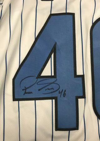 Pedro Stop Signed 2016 Game 46 Chicago Cubs Jersey AUTO Sz 46 SGC LOA 2