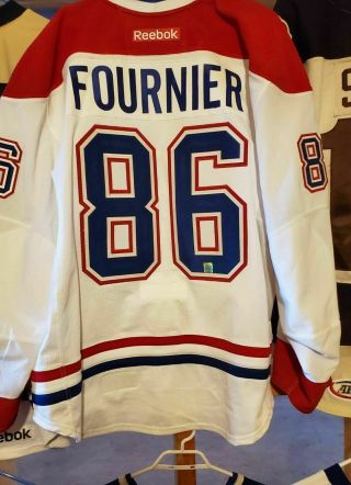 Stefan Fournier Montreal Canadiens Game Worn Jersey Wichita Thunder Ahl Chl