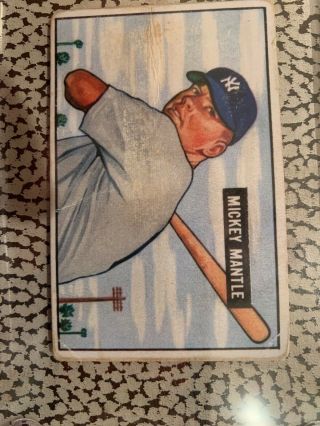 1951 Bowman Mickey Mantle Rookie